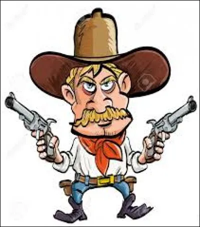 Quelle arme un cow-boy porte-t-il à la ceinture ?