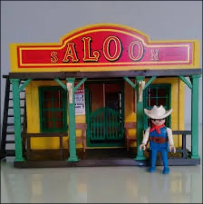 Où le cow-boy se rend-il pour boire un coup ?