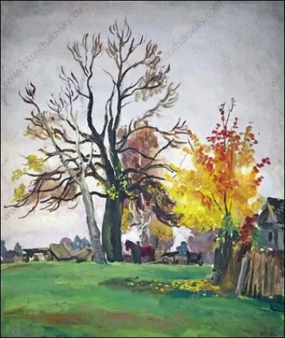 Qui a peint "Paysage d'automne" ?