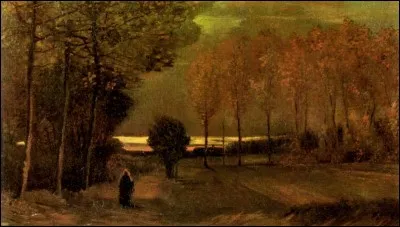Qui a peint "Paysage d'automne au crépuscule" ?