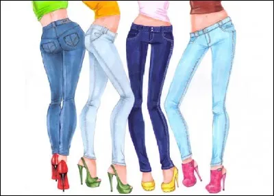 Le slim est apparu pendant les années ...