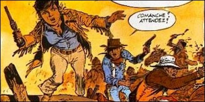 Dans la bande dessinée "Comanche", notre jeune héroïne est propriétaire du ranch :