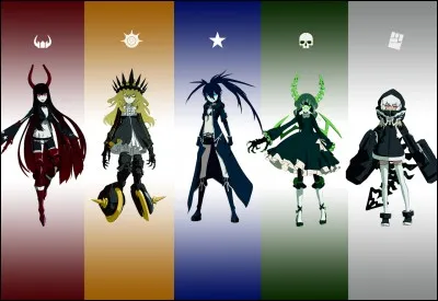 Dans "Black Rock Shooter", combien de personnages peuvent avoir une flamme à l'il ?