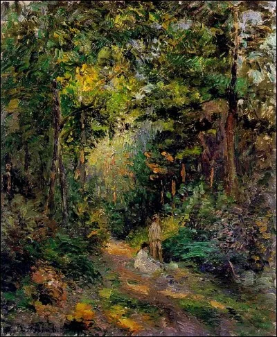Qui a peint "Automne, chemin à travers le bois" ?