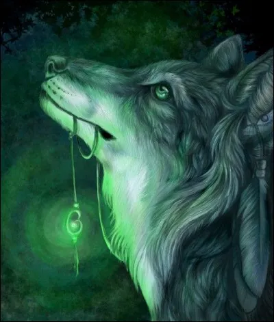 Entre chien et loup.