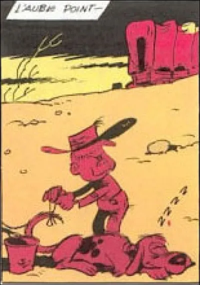 Dans l'album "La Caravane", quel est le prénom du gamin insupportable ?