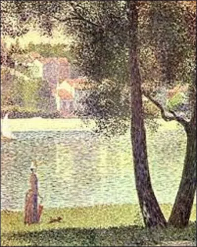 Pourriez-vous me citer le nom de ce peintre pointilliste qui a exécuté en 1885 cette toile appelée ''La Seine à Courbevoie'', commune se situant dans les Hauts-de-Seine ?