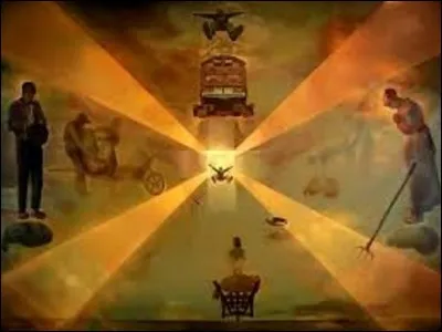 Mesurant 2,96 mètres de hauteur sur 4,06 mètres de longueur, ''La Gare de Perpignan'', appelée aussi ''Pop, op, yes-yes, pompier'', est une huile sur toile datant de 1965, considérée comme représentative du surréalisme. Quel peintre de ce mouvement, aussi dessinateur, sculpteur, photographe et écrivain, a exécuté ce tableau ?