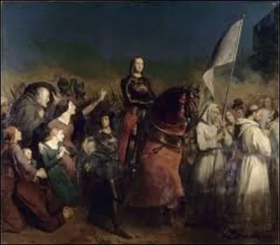 Et je finis ce quiz par un tableau de notre histoire de France, ''Entrée de Jeanne d'Arc à Orléans, 8 mai 1429''. uvre peinte en 1843 et visible dans la galerie des Batailles au château de Versailles, cette toile représente une scène de la levée du siège d'Orléans, en 1429. Quel artiste de la lignée du mouvement romantique en est l'auteur ?