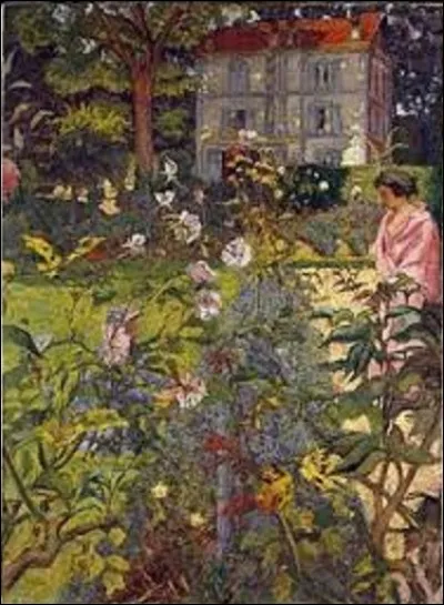 Tableau réalisé par un membre fondateur du mouvement nabi, ''Le Jardin de Vaucresson'', ville située dans les Hauts-de-Seine, est aujourd'hui conservé au Metropolitan Museum of Art, à New-York. Quel peintre est l'auteur de cette toile ?