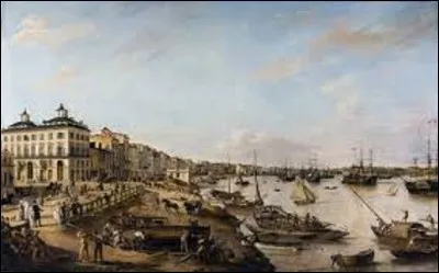 Peinture à l'huile sur toile de 2,07 mètres de hauteur pour une largeur de 3,40 mètres, ''Vue d'une partie du port et des quais de Bordeaux dits des Chartrons et de Bacalan'', est une uvre réalisée entre 1804 et 1806. Quel peintre, dont le surnom était ''le père'', a peint ce tableau ?