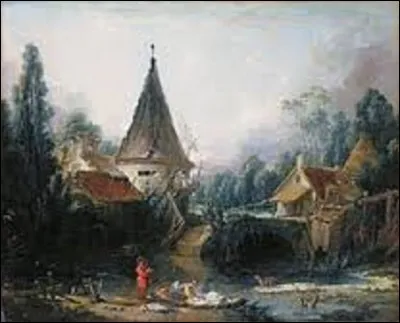 Conservé au musée de l'Ermitage de Saint-Pétersbourg, ''Paysage près de Beauvais'' est une toile exécutée vers 1740 par un artiste du mouvement rococo. Quel artiste est l'auteur de ce chef-d'uvre ?