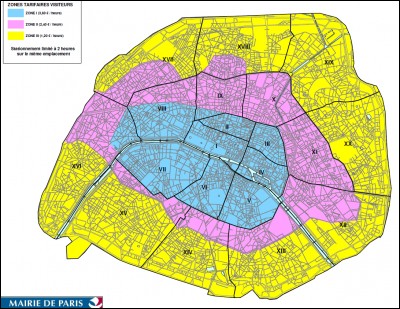 Partie 1 : les arrondissements. Combien d'arrondissements y a-t-il à Paris ?