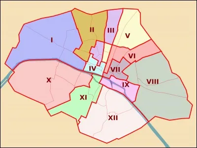 Combien y avait-t-il d'arrondissements de 1795 à 1859 ?
