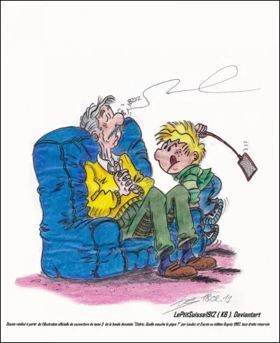 Comment s'appelle le pépé de Cédric ?