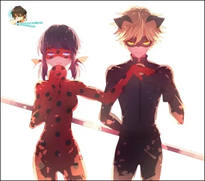 Quelle est la personnalité de Chat Noir quand il est avec Ladybug ?