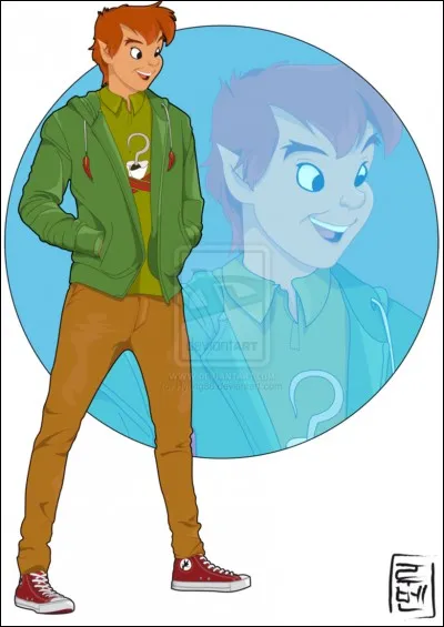 Peter Pan : - Hello, Miss Charlotte ! Tu me fais grave penser à Wendy, une amie à moi. Je ne me rappelle plus de quel pays elle vient. Tu te rappelles, toi ?