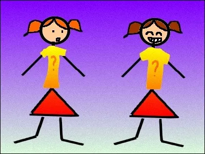 6/ Un(e) camarade de classe fait tout comme toi, m&ecirc;mes v&ecirc;tements, m&ecirc;mes expressions…