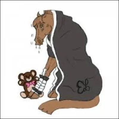 Quel est le symptôme de la grippe équine ?