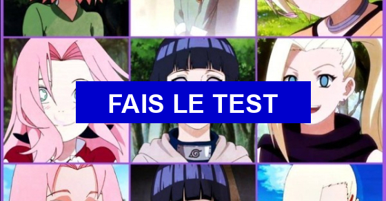 Test de personnalité Quel personnage féminin es-tu dans 'Naruto'