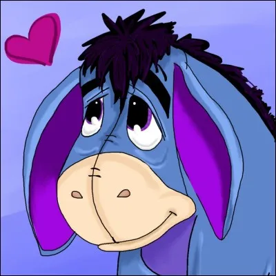 Dans "Winnie l'ourson", le nœud papillon de Bourriquet est de quelle couleur ?