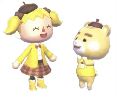 Qui est l'ourson à côté du joueur ? (ce n'est pas un habitant)