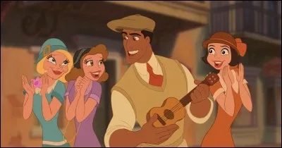 Naveen est l'amoureux de Blanche-Neige.