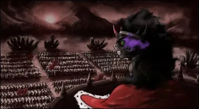 Par quel moyen le roi Sombra parvient-il à former une armée ?