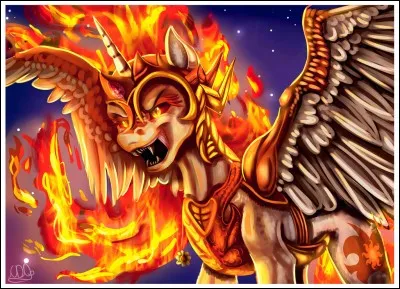 Quel est le nom de la version cauchemar de la princesse Celestia ?