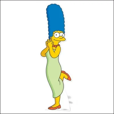 De quelle couleur sont les cheveux de Marge ?