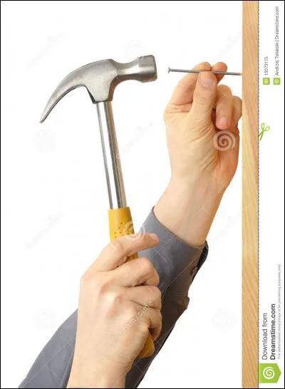 Si jamais vous n'avez pas aimé mon quiz sur le marteau, vous pourrez dire :