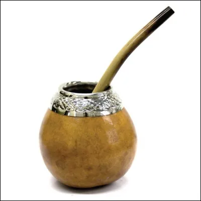 En Amérique du Sud, comment s'appelle cette paille métallique utilisée pour boire le maté, sans avaler les brindilles d'herbe ?