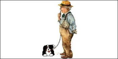 Terminez la phrase par un adjectif : "Le chien de mon grand-père est ...".