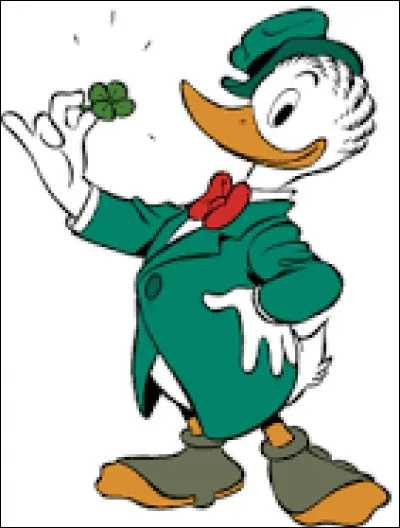 Quel est ce personnage de Disney qui a toujours une chance insolente ?