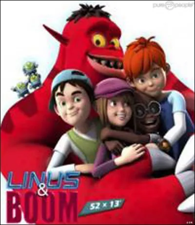 Quel petit garçon est l'ami de Boom dans ce dessin animé ?