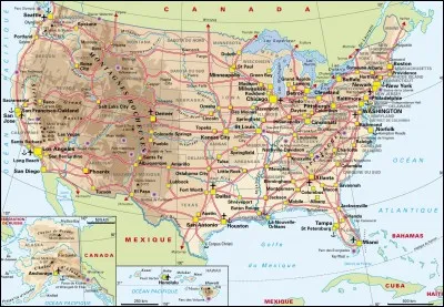 Quels personnages habitent aux Etats-Unis ?