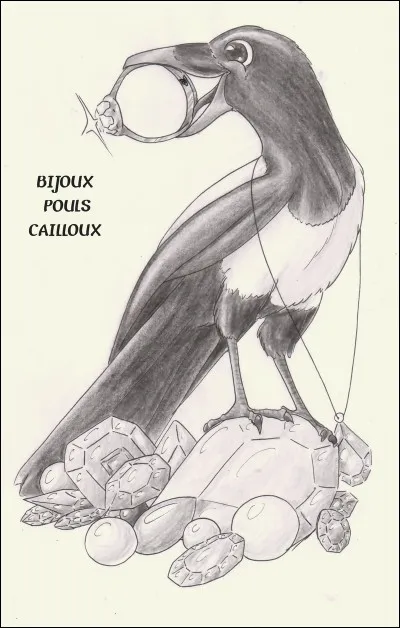 Quel oiseau a la sale manie de dérober vos biens les plus précieux ?