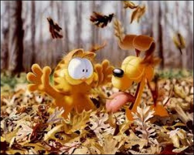 Ils s'amusent sous ses feuilles d'automne. Retrouvez le nom de ce dessin animé !