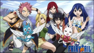 Quel personnage de "Fairy Tail" a un animal bleu ?