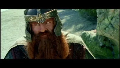 Lorsque Legolas dit à Gimli de courir plus vite, que répond ce dernier ?