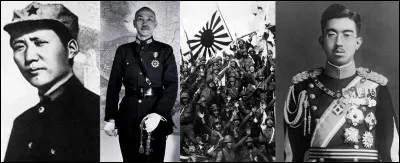 A la fin de la signature de l'acte de capitulation du Japon, une autre guerre se termine. Depuis 1941, ce conflit a été confondu avec la 2e Guerre mondiale. Il avait commencé en 1937 (ou 1931 si l'on compte la colonisation d'une partie du pays).
Quel est ce pays ?