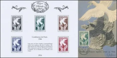 Après la fin de la guerre, en Europe, est-ce qu'un ou des traités de paix furent-ils négociés entre les Alliés et ses anciens ennemis ?