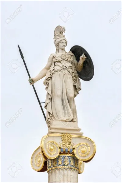 Lors de sa naissance, d'où est sortie Athéna ?