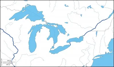 Le Canada est bordé par les Grands Lacs comme le sont les USA, mais lequel est entièrement canadien ?