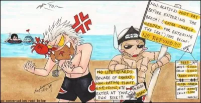 Qu'est-ce que vous croyez ? Même l'Akatsuki a besoin de vacances. Qui s'amusent à faire trempette ?