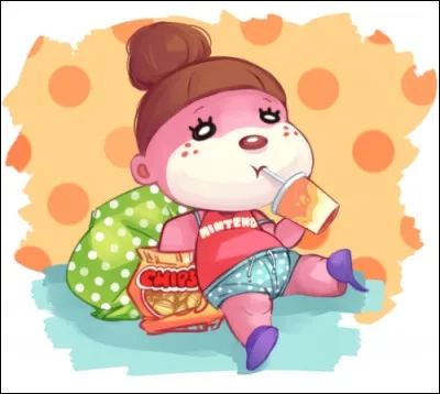 Lorsqu'on entre dans Nook Immobilier le matin comme le soir, que fait Lou ?