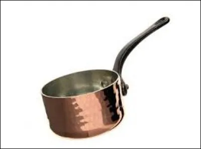 Comment s'appelle le récipient en cuivre utilisé par les cuisiniers ?