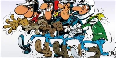 Lequel de ces personnages n'appartient pas à la bande dessinée "Joe Bar Team" ?