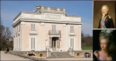Allons au « bois de Boulogne » !
Nous sommes en 1777, nous sommes invités à l'inauguration d'un pavillon. C'est celui de Bagatelle. Il appartient au comte d'Artois, frère de Louis XVIII ! Il remplace une ancienne construction délabrée.
Quelle est sa particularité ?