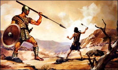 Quel héros biblique a terrassé le géant Goliath ?